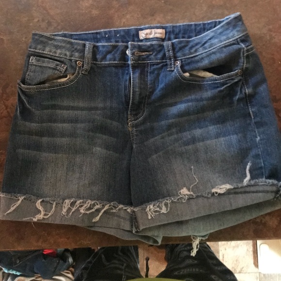 Earl Jeans Pants - Blue jean shorts